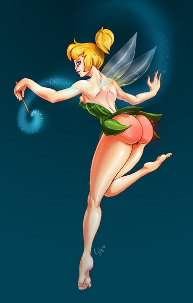 tinkerbell with wand