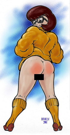 velma's spanked red bottom