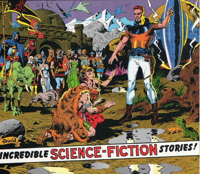 cover of weird science #13 by wood