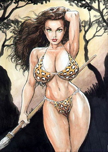 meriem with spear