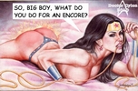 wonder woman after spanking