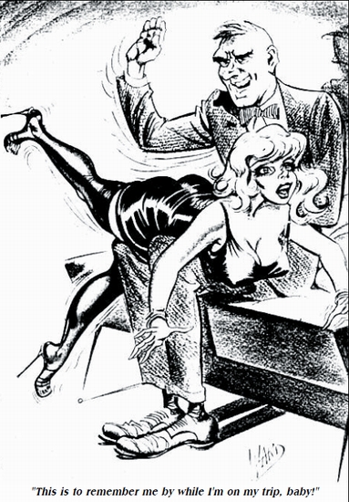 original spanking cartoon by ward