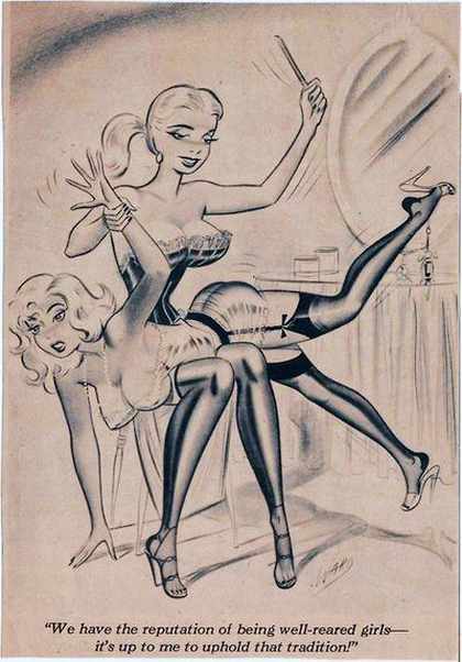 ward well-reared girls spanking