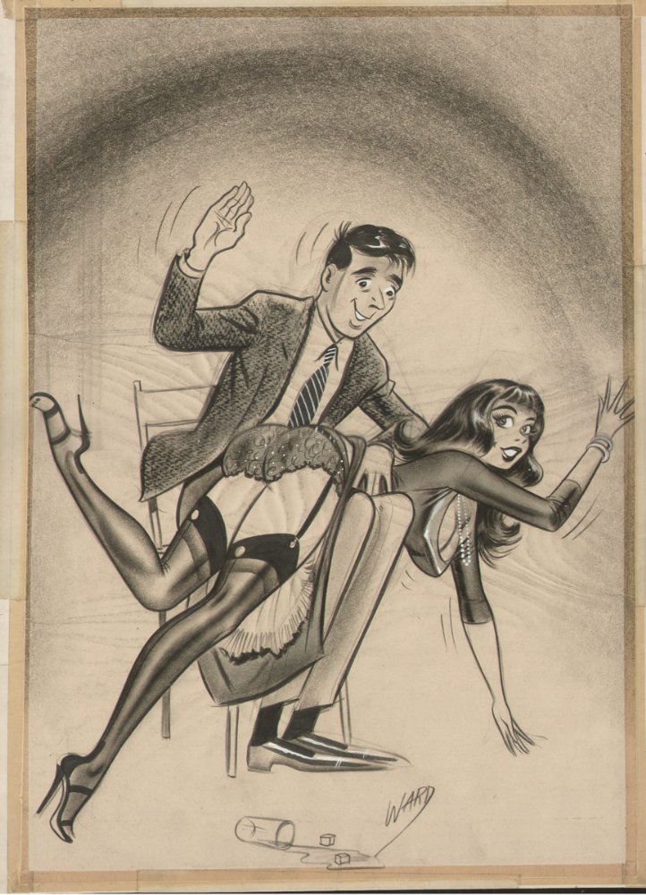 early bill ward spanking cartoon