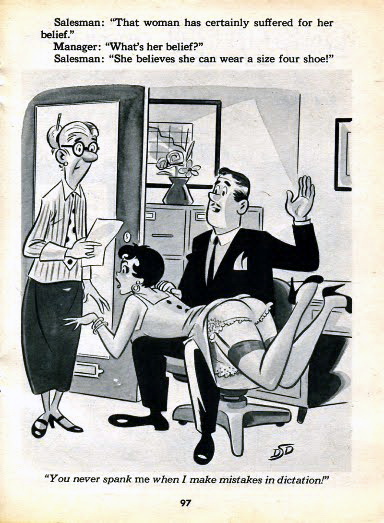 young secretary spanked for dictation errors large version