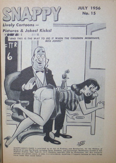 decarlo principal spanks teacher snappy july 1956