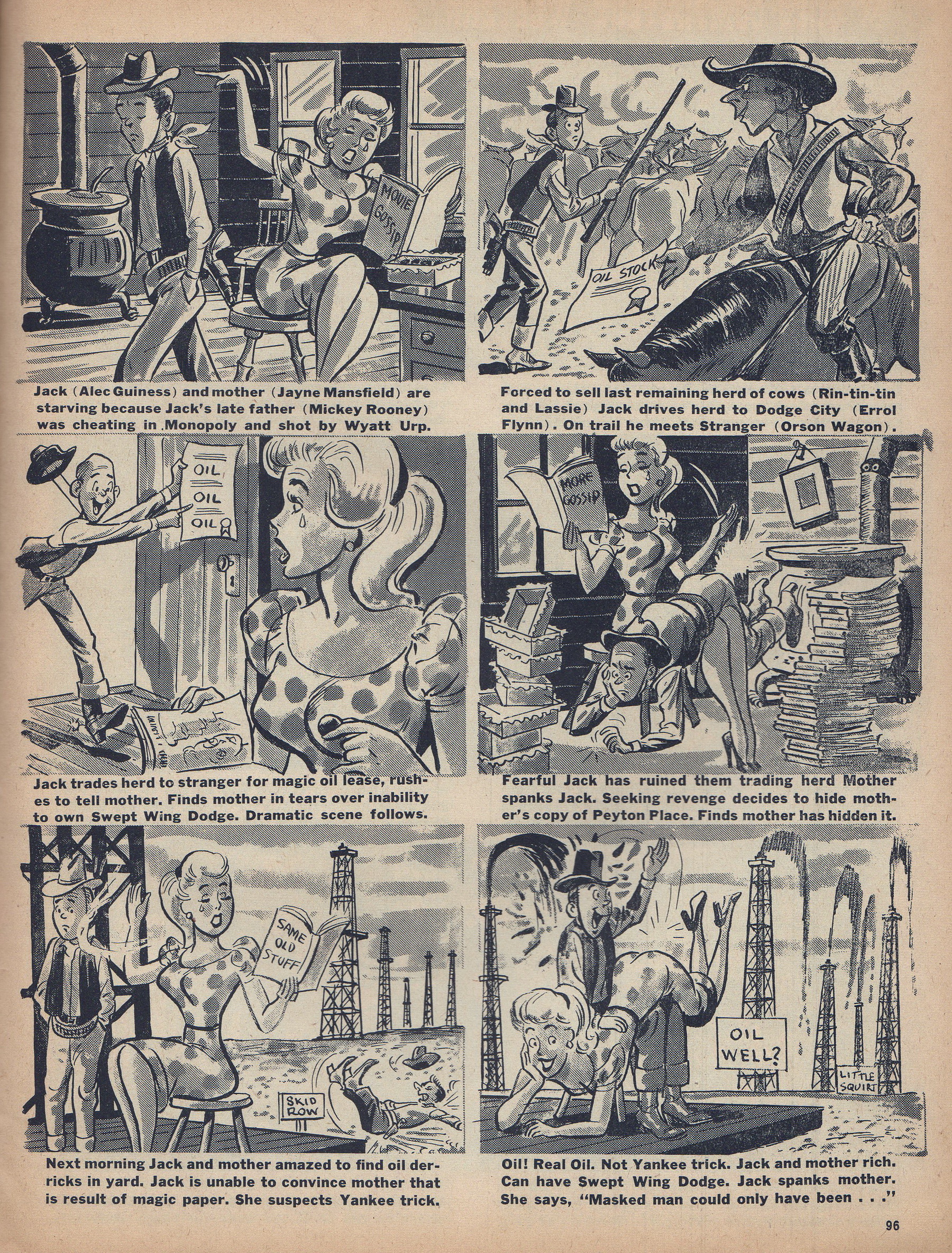 double spanking page from Frenzy #1