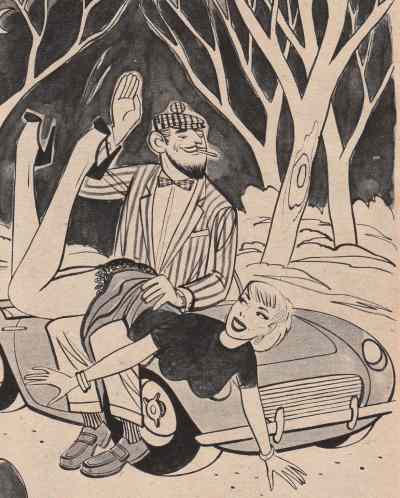 homer spanking cartoon with beatnik