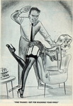 bill ward maid bend over chair spanking