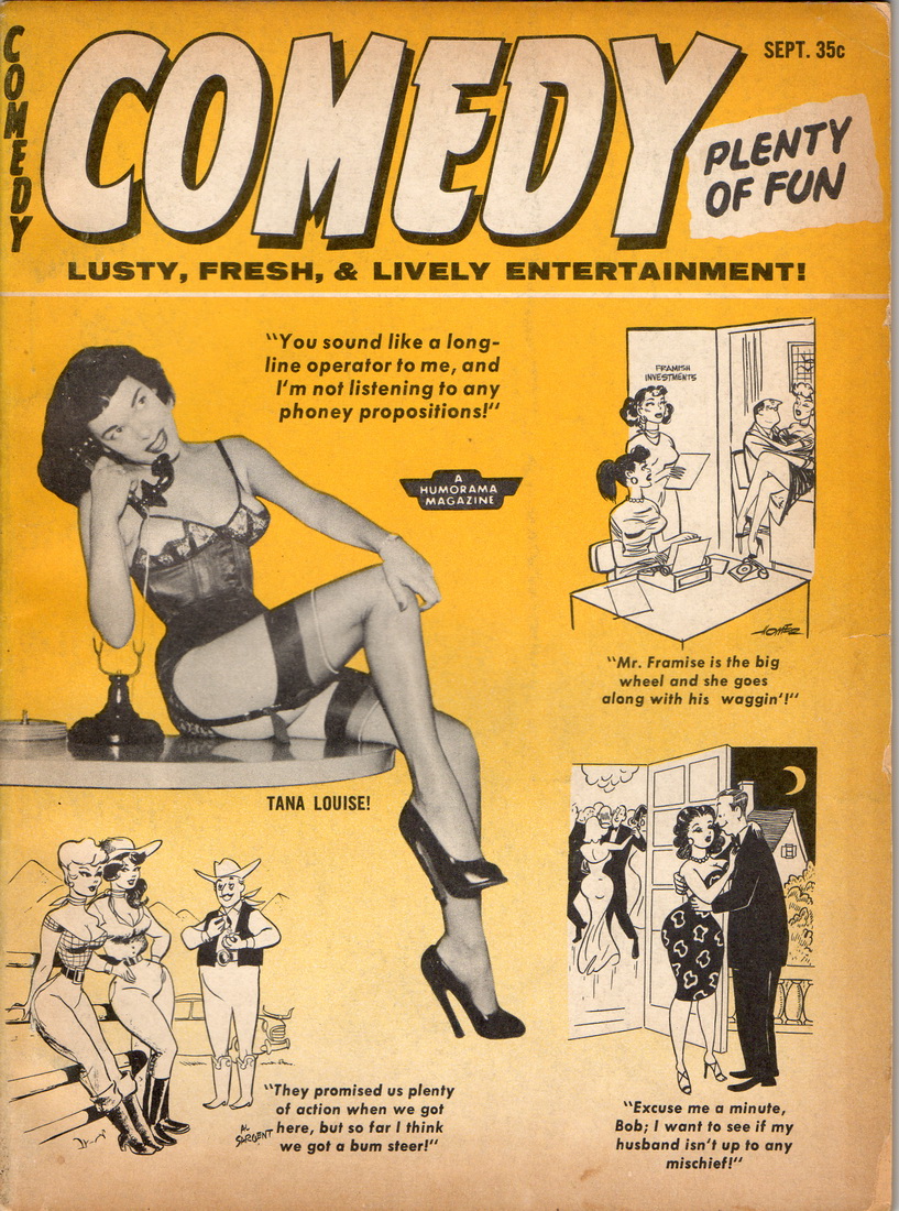 comedy sept 1958 magazine cover
