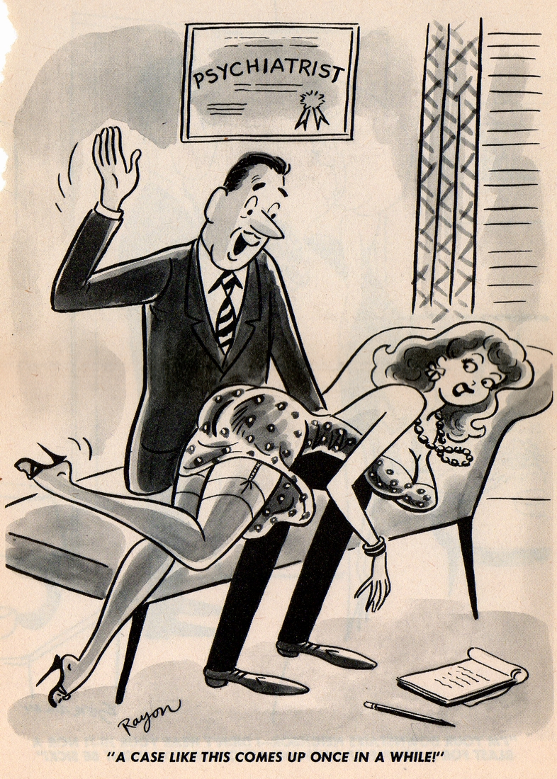 humorama rayon psychiatrist spanking cartoon