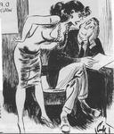 secretary spanking cartoon