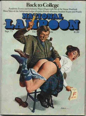 national lampoon sept 1975 back to college spanking cover