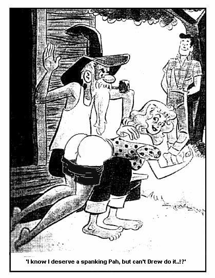hillbilly spanking cartoon