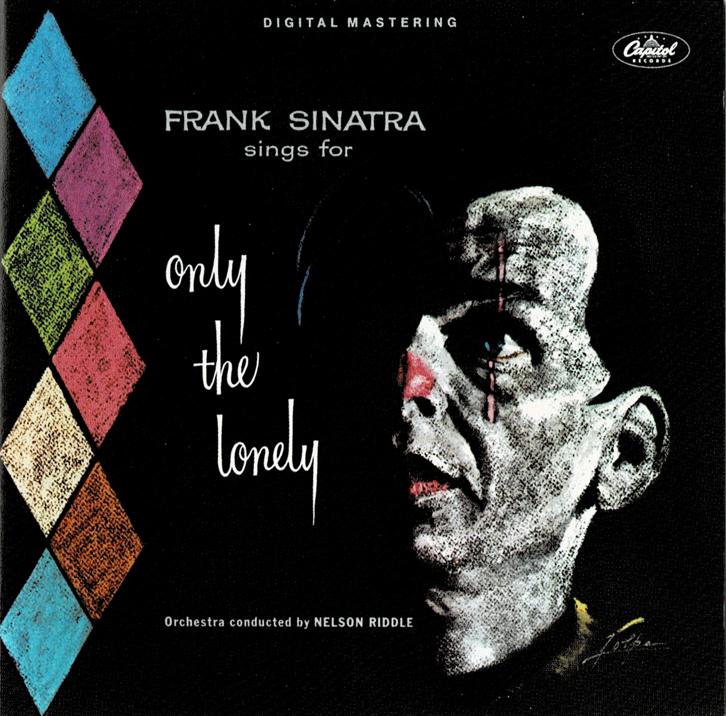 frank sinatra on the cover of his album only the lonely