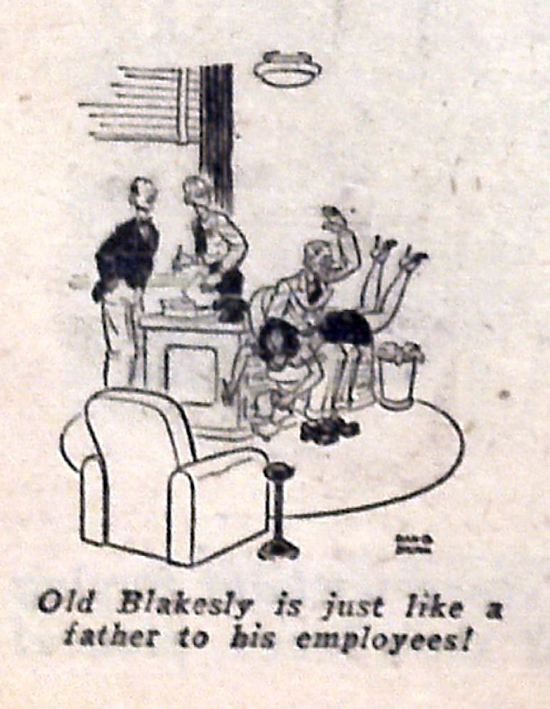 secretary spanking cartoon by unknown artist from hello buddies no. 39