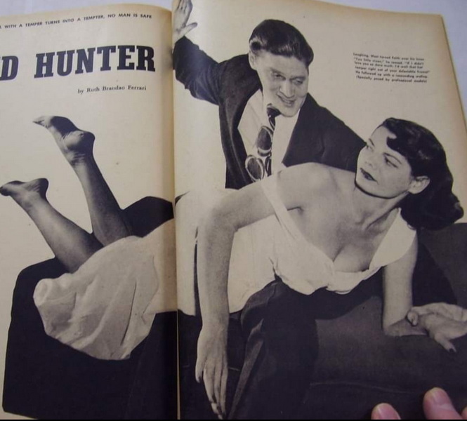 spanking picture in an unknown magazine husband hunter