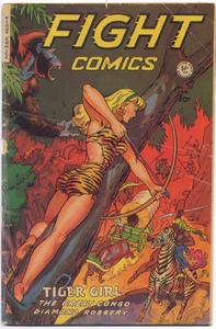 Fight Comics #78 - The spankable Tiger Girl.
