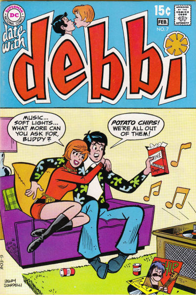 Date with Debbi #7.  Dig the groovy threads, man.