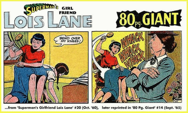 Lois Lane tries to &quot;fix&quot; a Linda Lee robot by whacking it with a hairbrush!