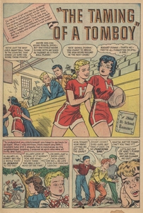 The Taming of a Tomboy - not!  From Hi-School Romance #5.