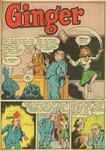 Ginger Bops the Principal on the Head, from Zip #41.