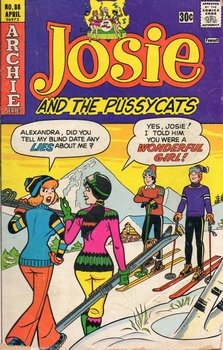 Josie and the Pussycats #88 (April, 1976).  The cover gives no hint of any spanking, just the Archie line's standard brand of teen humor.