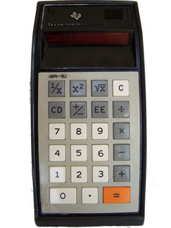 Texas Instruments' SR-10 - sexy!