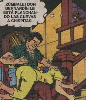 Bernardo continues to lay on the swats.  From issue #272?