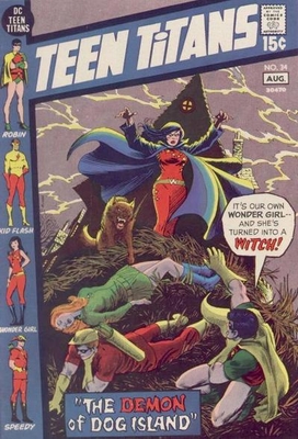 Teen Titans #34.  Art by Nick Cardy