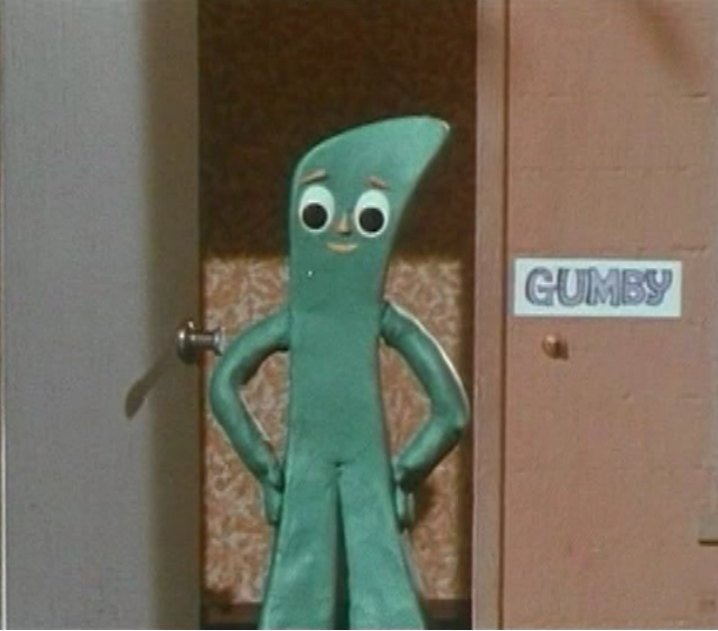 gumby in the tricky train