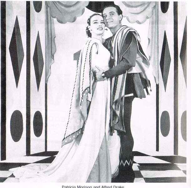 patricia morison and alfred drake in kiss me kate