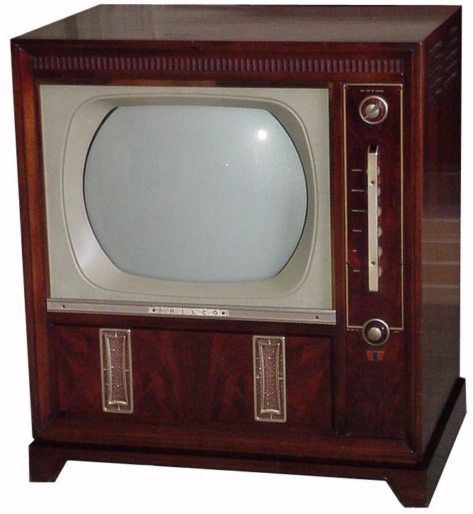 old philco television set