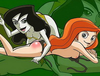 shego spanks kim possible