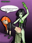 shego spanks kim