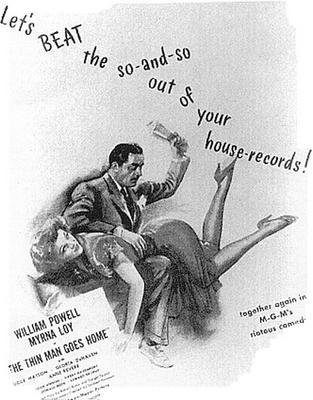 thin man movie ad with spanking