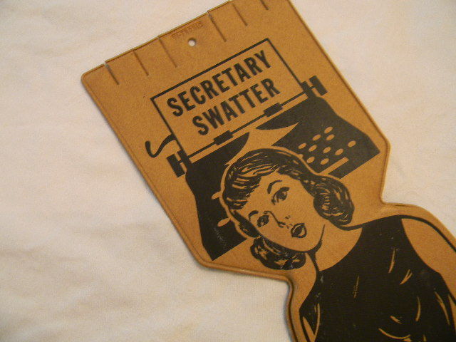 business end of the secretary swatter