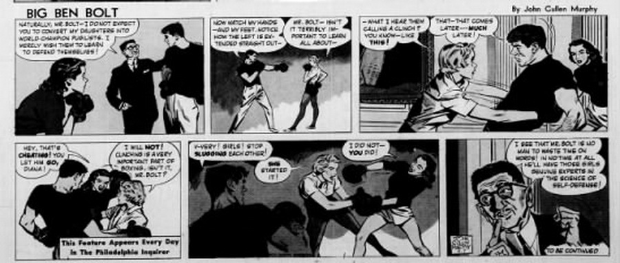 big ben bolt april 7 1957 philadelphia inquirer