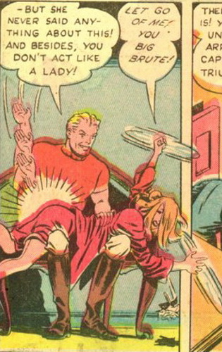 crack comics #28 captain triumph spanks cairo