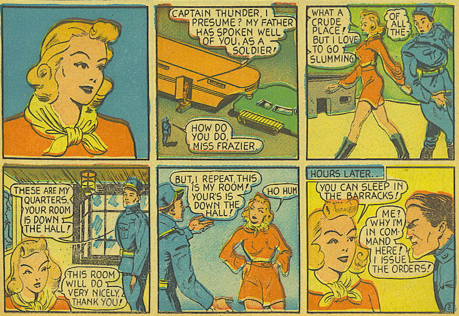 jungle comics #6 spankee miss frazier