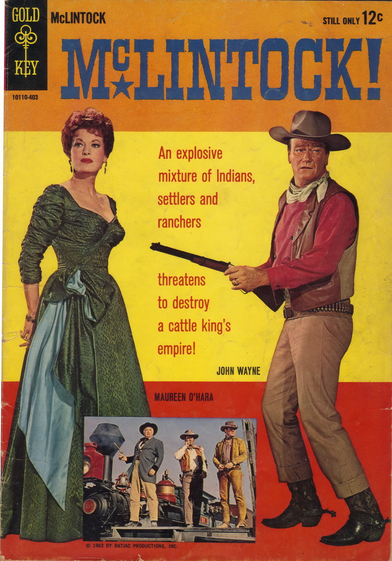 mclintock! cover from a Western Publishing/gold key comic book